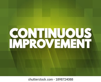 Texto de mejora continua, antecedentes del concepto de negocio