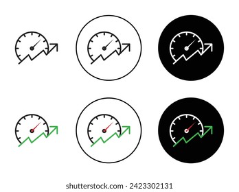 Vektor Illustration Set zur kontinuierlichen Verbesserung. Endloses Progressionszeichen, geeignet für Apps und Websites UI Design Stil.