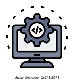 Continuous Integration Icon Element For Design