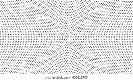 continuous letters vector illustration for student, school, college, university, coaching, educational and learning