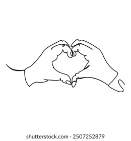 Arte de línea continua de la pareja que se toma de la mano