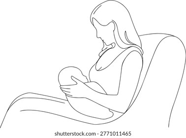 Continuous line art depicting