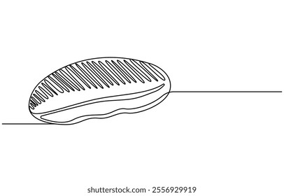 Continuous line art drawing Bread in the form of a baguette Long sandwich bread. One Continuous Line Drawing of Bread Icon. Single Line 