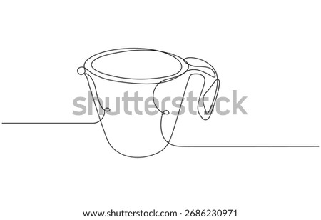 continuous line art drawing Kitchen Classics Glass Measuring Jugs,3