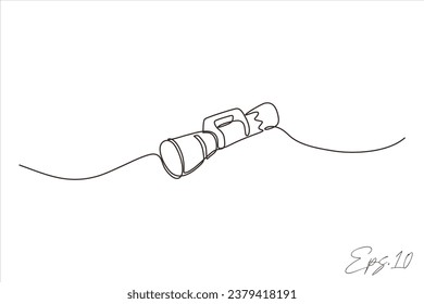  continuous line art drawing of percussion musical instrument