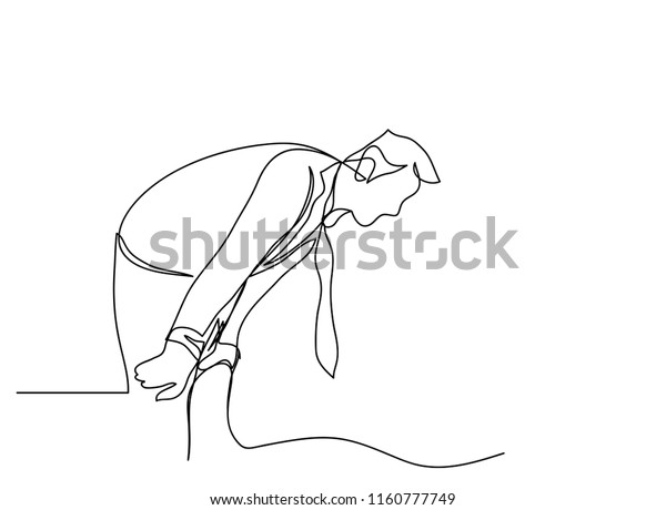 Continuous Line Art One Line Drawing Stock Vector Royalty Free 1160777749