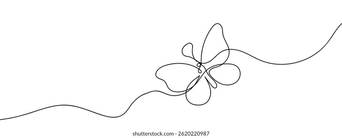 Continuous line, beautiful butterfly Simple lines, transparent background. - Powered by Shutterstock - Get 15% off with code: PIKWIZARD15
