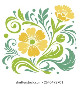continuous line botanical drawing with floral focus.hand painted flower sketch for cushion art.minimal leaf illustration for print design

