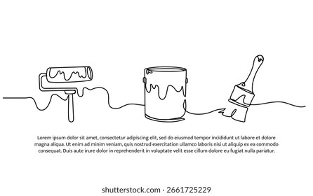 Kontinuierliche Liniengestaltung der Ausrüstungsfarbe. Einzeiliges Dekorelement auf Weiß.