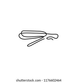 continuous line dragonfly logo vector icon, outline linear monoline illustration