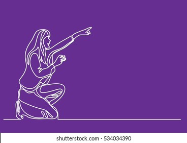 continuous line drawing of 