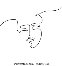 Smiling Face Line Drawing High Res Stock Images Shutterstock