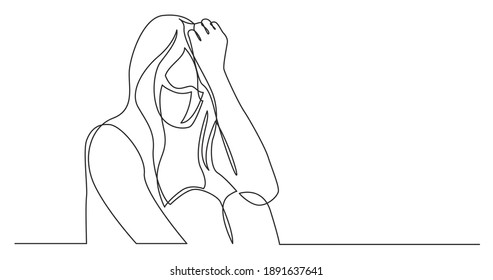 Depressed Woman Stock Vectors, Images & Vector Art | Shutterstock