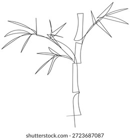 diseño de Vector plano de icono de bambú