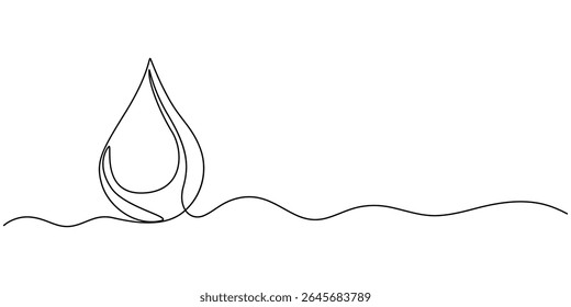 Dibujo de línea continuo de gota de sangre sobre fondo transparente, Dibujo de línea continuo de gota de sangre sobre fondo transparente, Icono de gota de sangre dibujo continuo de una línea, Línea única continua