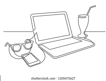 continuous line drawing of books