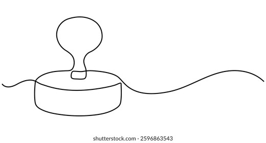  Continuous line drawing Business rubber Stamp isolated icon vector illustration concept, Authenticity Stamp bber stamp Drawing, Statue Hand Drawn Icon, Doodle Style Vector Illustration pro.