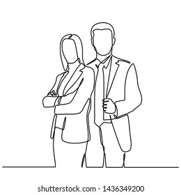 11,852 Continuous line business woman Images, Stock Photos & Vectors ...