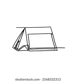 continuous line drawing calendar icon illustration