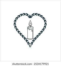 Ilustración de vela de dibujo de línea continua
Icono de arte de línea de vela minimalista
Esbozo de línea continua de vela elegante
