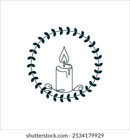 Continuous Line Drawing Candle Illustration
Minimalist Candle Line Art Icon
Elegant Candle Continuous Line Sketch
