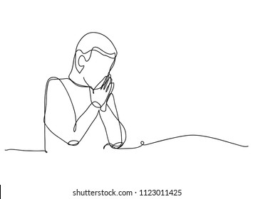 Prayer Drawing Images Stock Photos Vectors Shutterstock The bible's answers can help you draw closer to god. https www shutterstock com image vector continuous line drawing christian prayer vector 1123011425