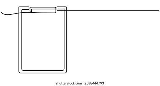  Continuous line drawing of clipboard. Growth graph icon business, bar chart, object one line, single line art, vector illustration,Continuous Line Drawing of Checklist Icon. Hand Drawn Symbol Vector.