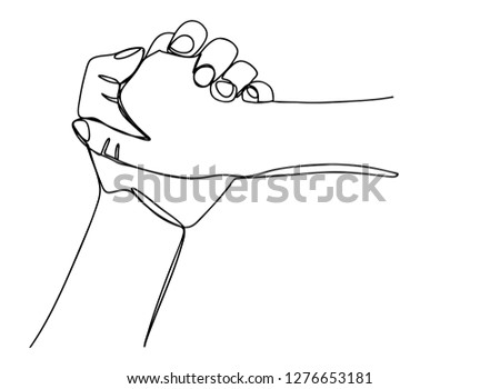 continuous line drawing of a couple holding hands to show their love minimalist, vector illustration for t-shirt, slogan design print graphics style.