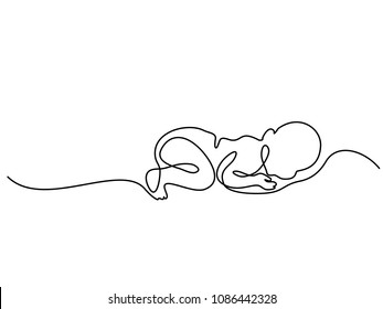 Baby Line Drawing High Res Stock Images Shutterstock