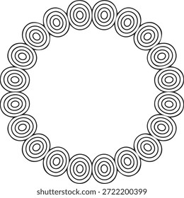 Dibujo de línea continua Elemento decorativo de la estrella 