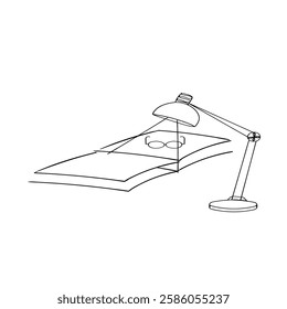 continuous line drawing doodle