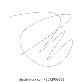 continuous line drawing of the emotional brain