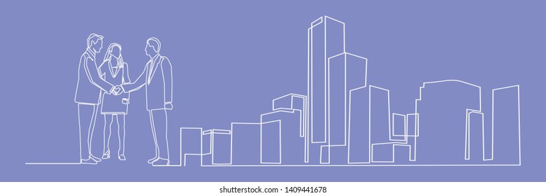 continuous line drawing engineer building
Construction supervision vector illustration simple.industry