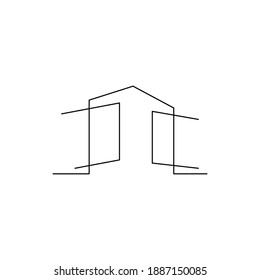 continuous line drawing engineer building
Construction supervision vector illustration simple.industry