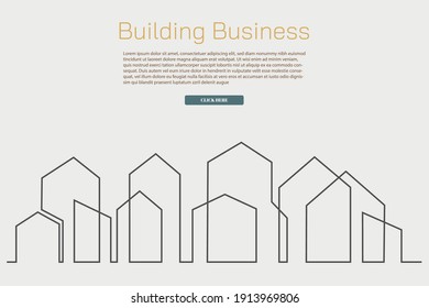 continuous line drawing engineer building
Construction supervision vector illustration simple.industry