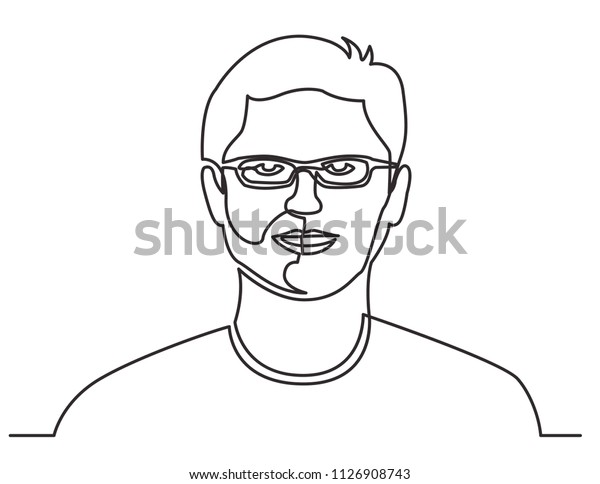 how to draw glasses on a person