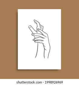 Plano continuo de líneas de mano Pareja de moda Minimalista. Perfecto para diseño de papelería, medios sociales, blogs, arte mural, diseño de empaquetado y también para otras ideas. EPS vectorial 10.