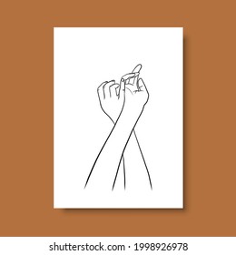 Plano continuo de líneas de mano Pareja de moda Minimalista. Perfecto para diseño de papelería, medios sociales, blogs, arte mural, diseño de empaquetado y también para otras ideas. EPS vectorial 10.