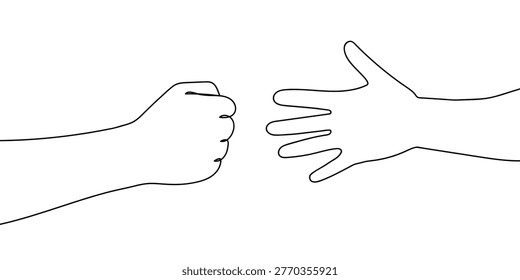 continuous line drawing The