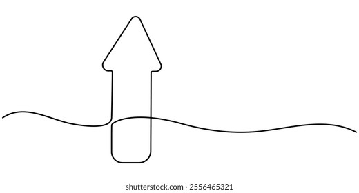 continuous line drawing of horizontal double arrow symbol. abstract line art illustration, arrow pointing, Arrow Symbol Continuous Line Icon, One line drawing of arrows Left and right linear arrows. 