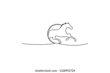 Continuous Line Drawing Horse Vector Stock Vector Royalty Free 1328992724 Continuous Line Drawing Horse Vector Stock Vector Royalty Free 1328992724