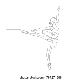 Ballerina Line Images, Stock Photos & Vectors Shutterstock