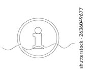  continuous line drawing instructions icon template