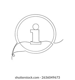  continuous line drawing instructions icon template