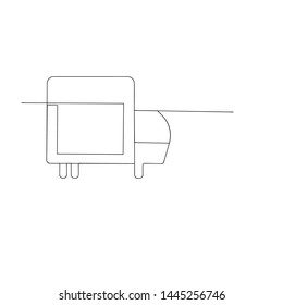 continuous line drawing of  . isolated sketch drawing of  line concept. outline thin stroke vector