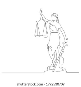 Justice Goddess Themis Lady Justice Femida Stock Illustration  Download  Image Now  Lady Justice Law Justice  Concept  iStock