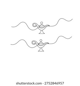 Continuous line drawing magic