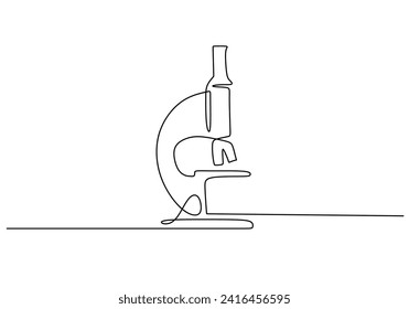 Continuous line drawing microscope
