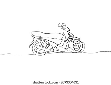 Continuous line drawing of motorcycle.Line , Motorcycle,continuous line ,drawing,
Continuous,one line,drawing . 