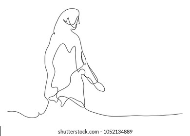 Egypt Continuous Line Drawing Stock Vector (Royalty Free) 1199723689 ...